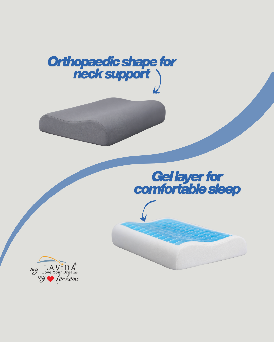 Memory Foam Gel Pillow